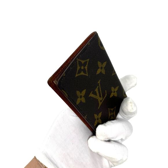 Louis Vuitton LV Monogram Porte Cartes Credit Pression Card Holder - Picture 3 of 9